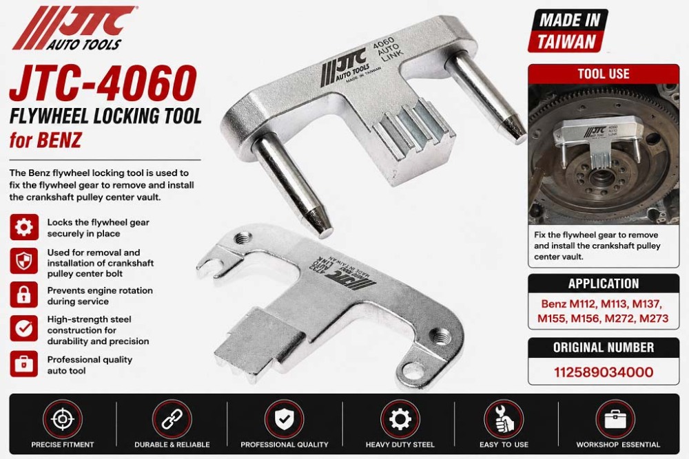 JTC-4060 Flywheel Locking Tool for Benz M112 M113 M272 M273... Engine