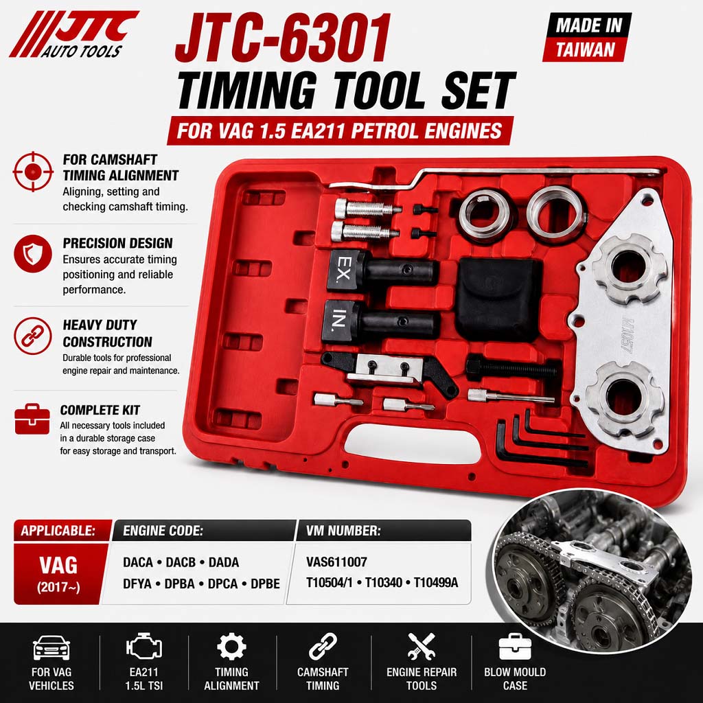JTC-6301 Timing Tool Set – for VAG 1.5 EA211 Petrol Engines