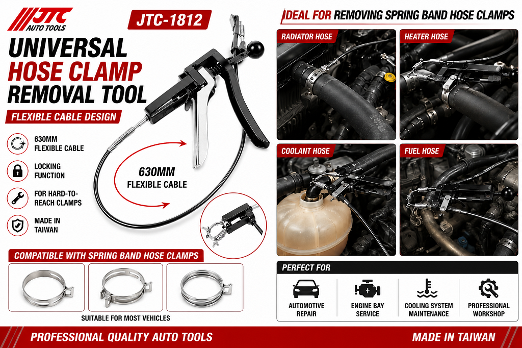 JTC-1812 Universal Hose Clamp Removal Tool