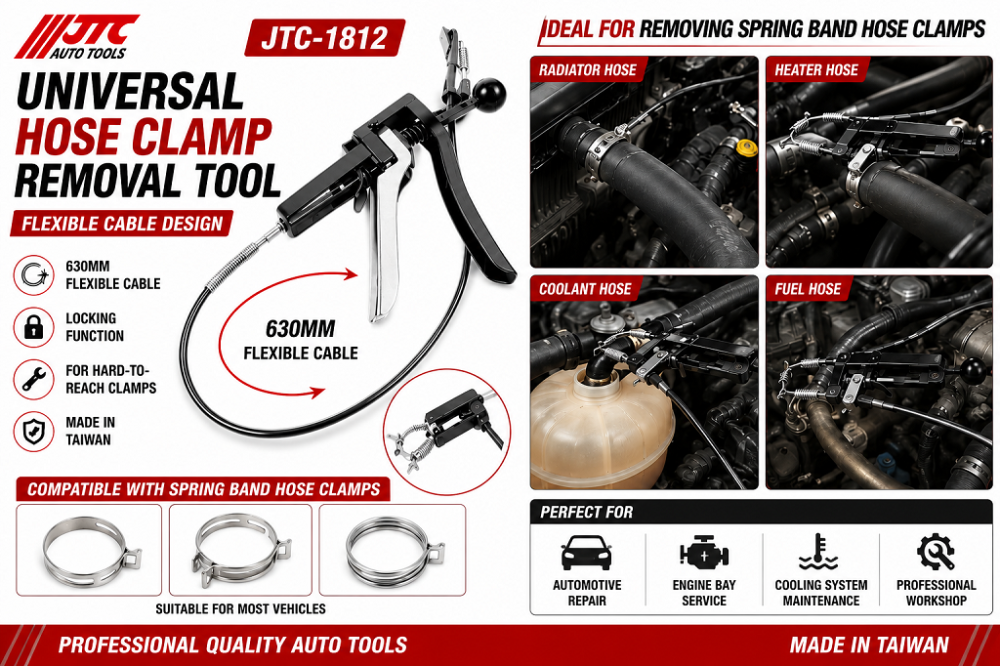 JTC-1812 Universal Hose Clamp Removal Tool