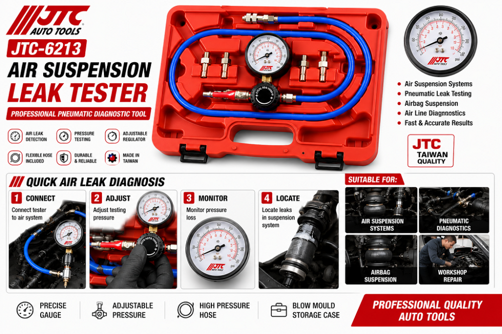 JTC-6213 Air Suspension Pneumatic System Leak Tester