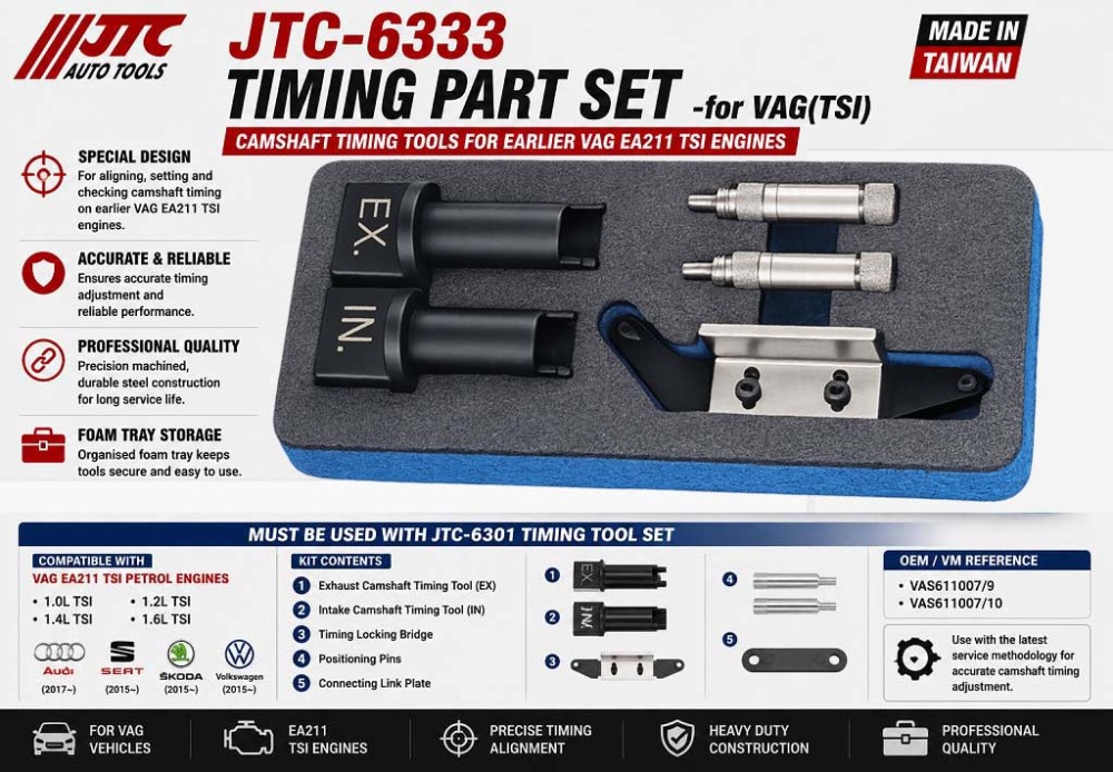 JTC-6333 Timing Part Set – VAG EA211 TSI Petrol Engines