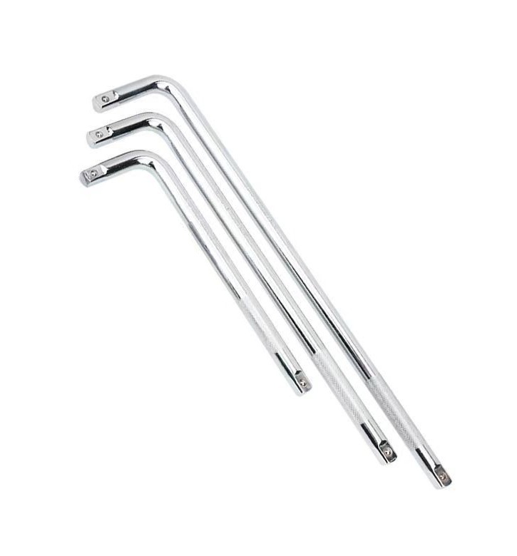 Cr-V Duo 1/2" Dr. 90 Degree Socket L Type Extension Bar:10"/14"/18"