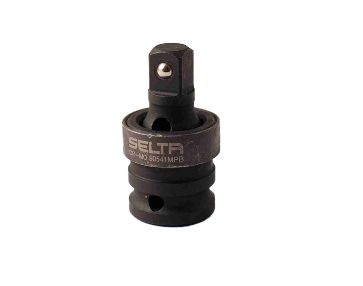 Selta Taiwan Cr-Mo Ball Type Universal Joint Impact Socket Adapter 360º Swivel