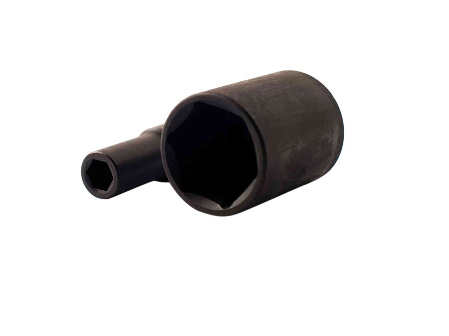 Selta Taiwan 10pc 1/2" Dr 6pt Cr-Mo 80mm Long Deep Impact Socket:10-19mm+Swivel Universal Joint