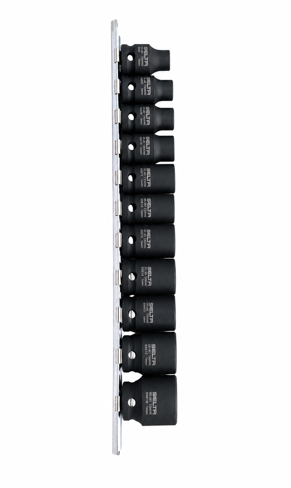 Selta Taiwan 11pc 6-19mm Cr-Mo 3/8" Dr. Impact Socket Set
