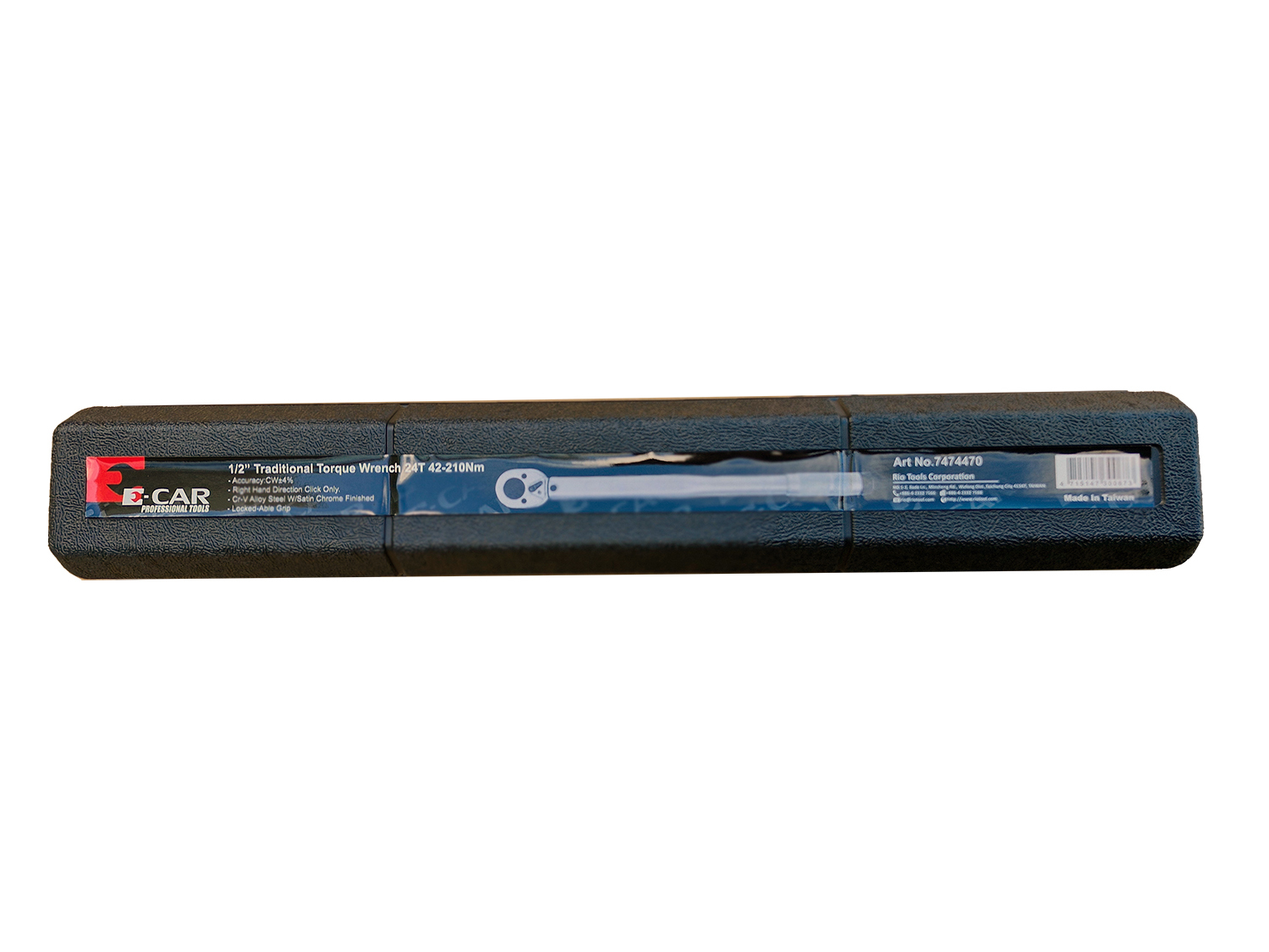 E-CAR Taiwan 1/2" Dr (42-210Nm) 470mmL Ratchet Torque Wrench Adjustable Tension Micrometer