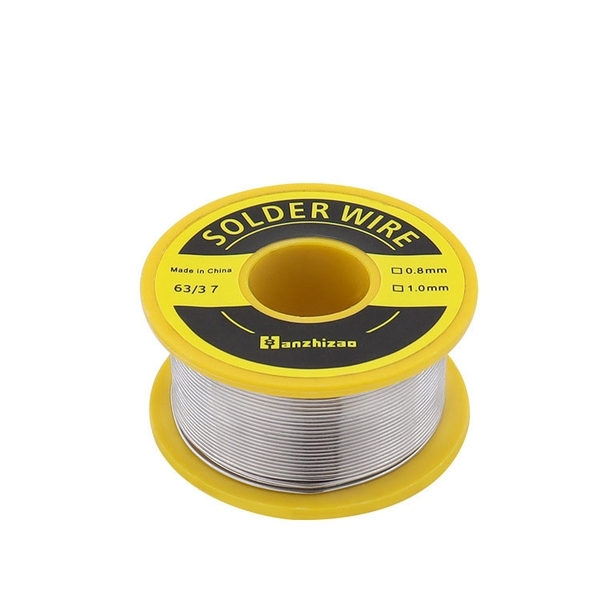 Sn63 Pb37 Leaded Rosin Core Solder Wire 0.8mm 100g Electrical Solder Roll