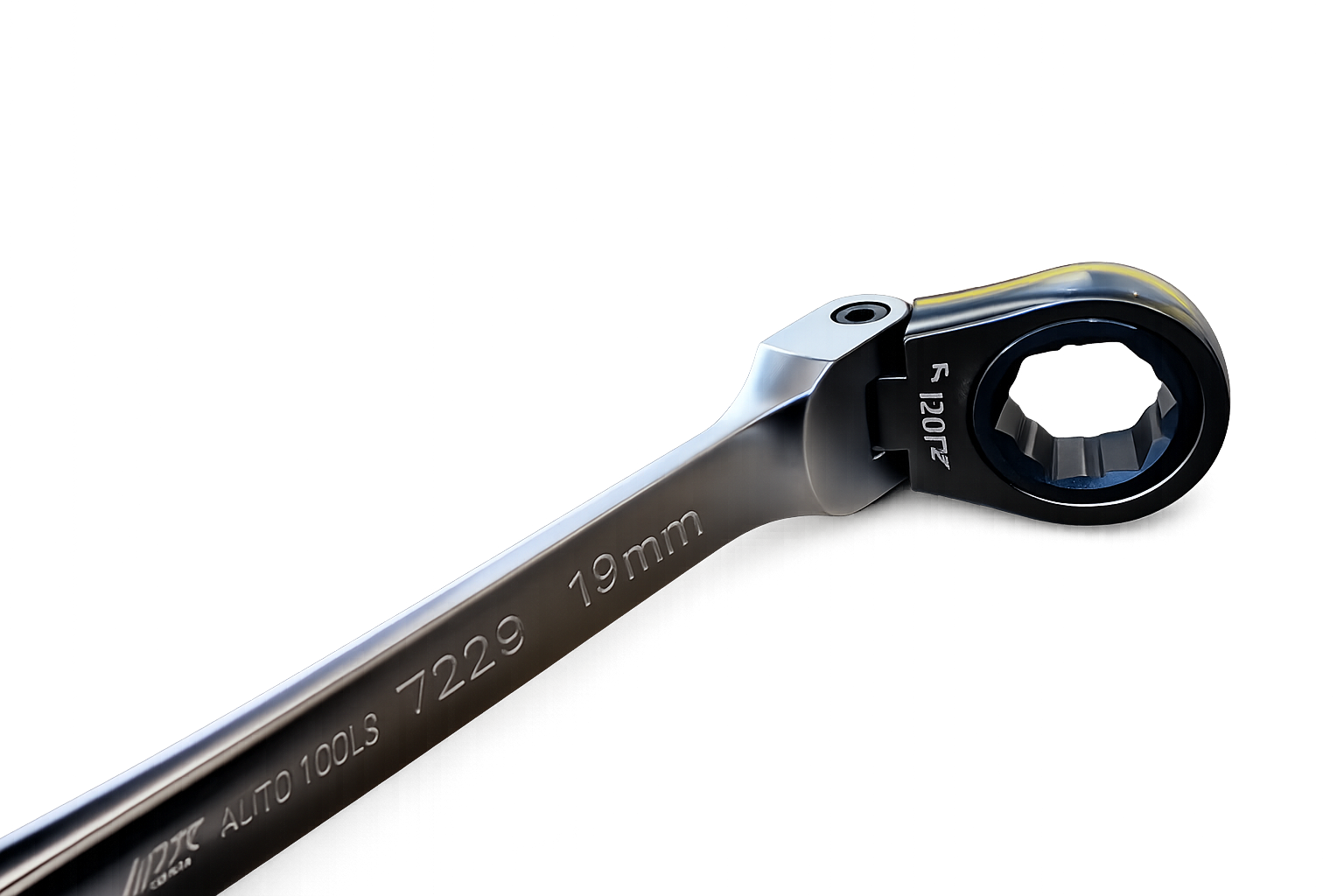 JTC Taiwan 120T 6PT Anti-Slip Flexible Gear Ratchet Wrench Metric 8-19mm Individual