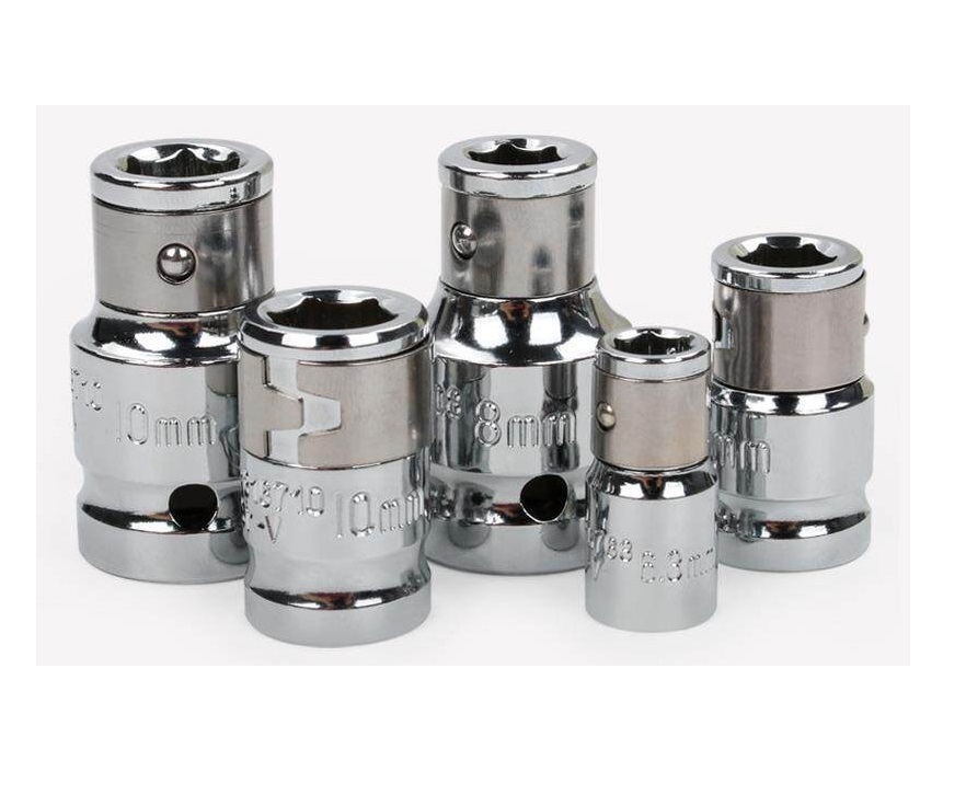 Bit Socket Adapter Coupler 1/4" 3/8" 1/2" dr. to 6.3-8-10-14mm Hex Bits Holder Individual