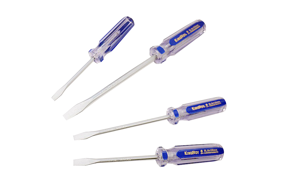 Screwdriver Crystal Color-Coded Jumbo Handle Phillips Slotted Individual