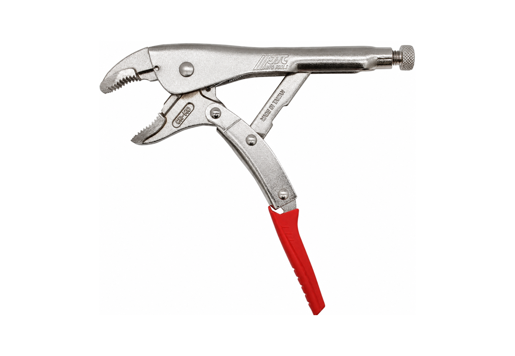 JTC-7314 Cr-Mo Steel 225mm One-Hand Operated Locking Pliers Soft Vice Grip