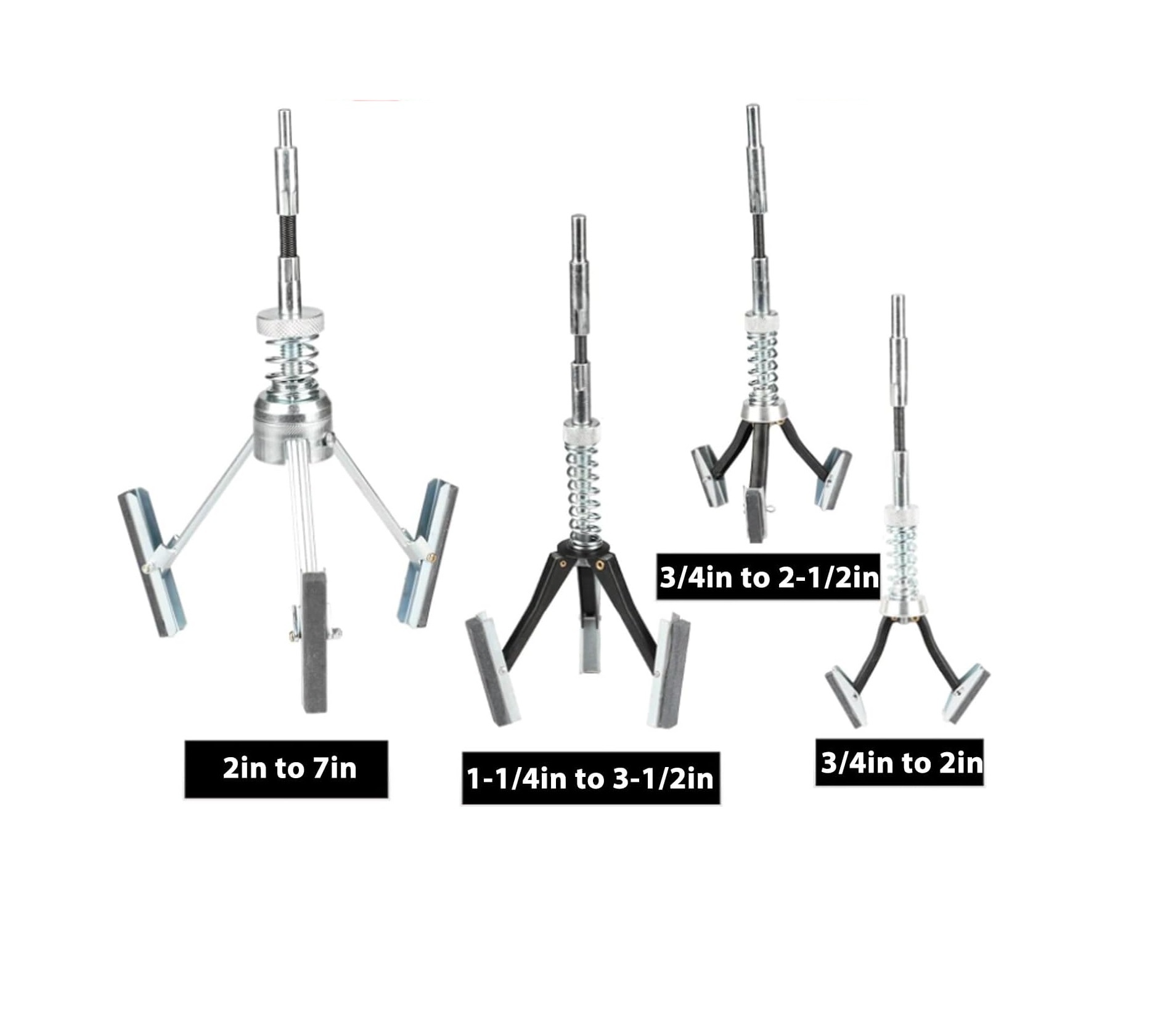 7pc Adjustable Cylinder Hone Kit Engine Bore Honing Tool 3/4"-7" 4 Set + Jaws
