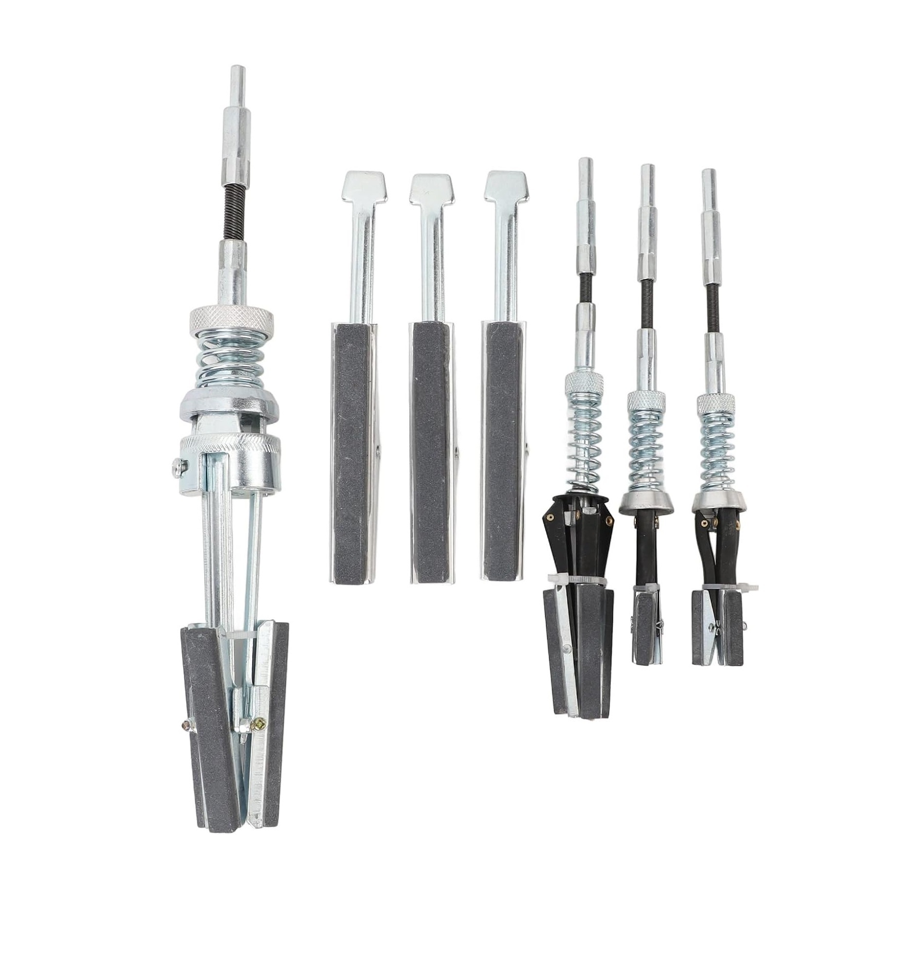 7pc Adjustable Cylinder Hone Kit Engine Bore Honing Tool 3/4"-7" 4 Set + Jaws