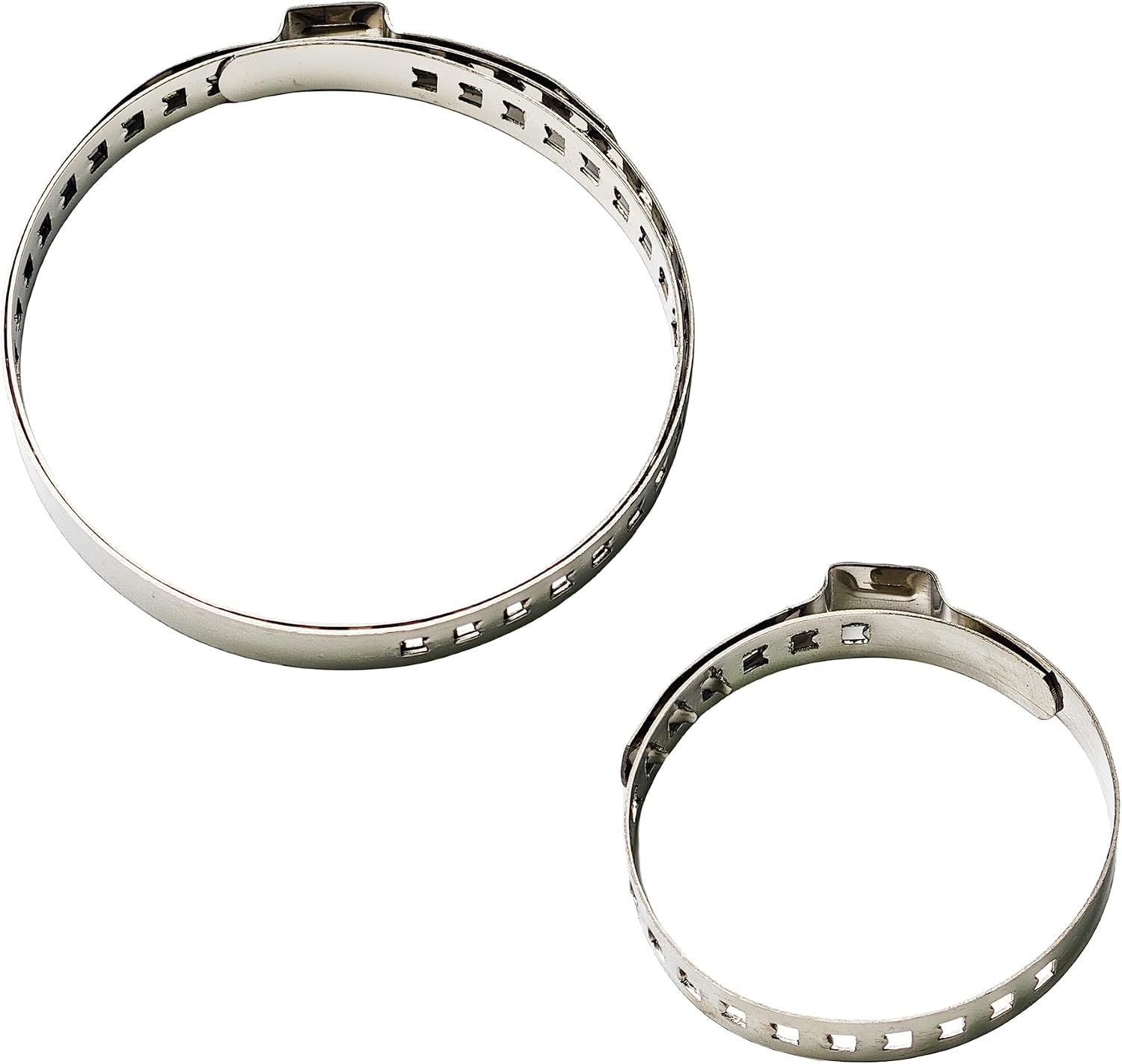 Adjustable 304 Stainless Steel CV Joint Boot Bands Clamp 6pc: 3x20x50mm+3x50-120mm