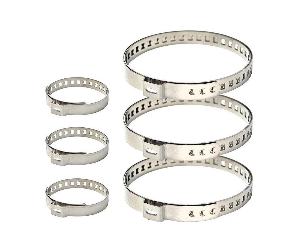 Adjustable 304 Stainless Steel CV Joint Boot Bands Clamp 6pc: 3x20x50mm+3x50-120mm
