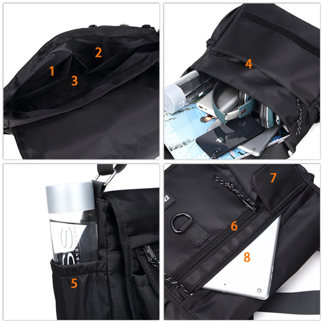 Functional Commuter Crossbody Bag,VSHOW,Functional Commuter Crossbody Bag
