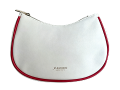 White with red trim