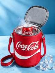 Coca-Cola Co-branded Cylindrical Bag,VSHOW,Coca-Cola Co-branded Cylindrical Bag
