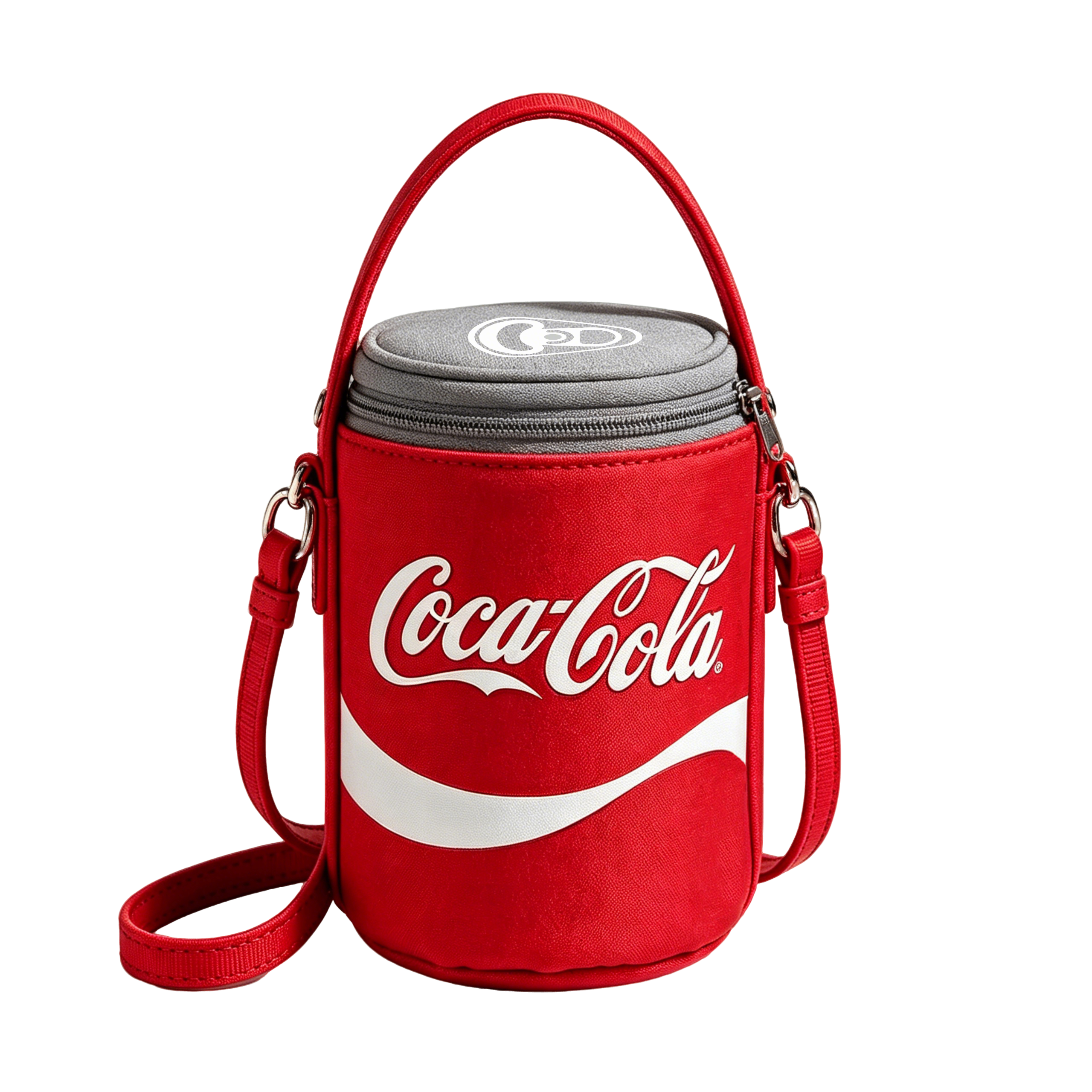 Coca-Cola Co-branded Cylindrical Bag,VSHOW,Coca-Cola Co-branded Cylindrical Bag
