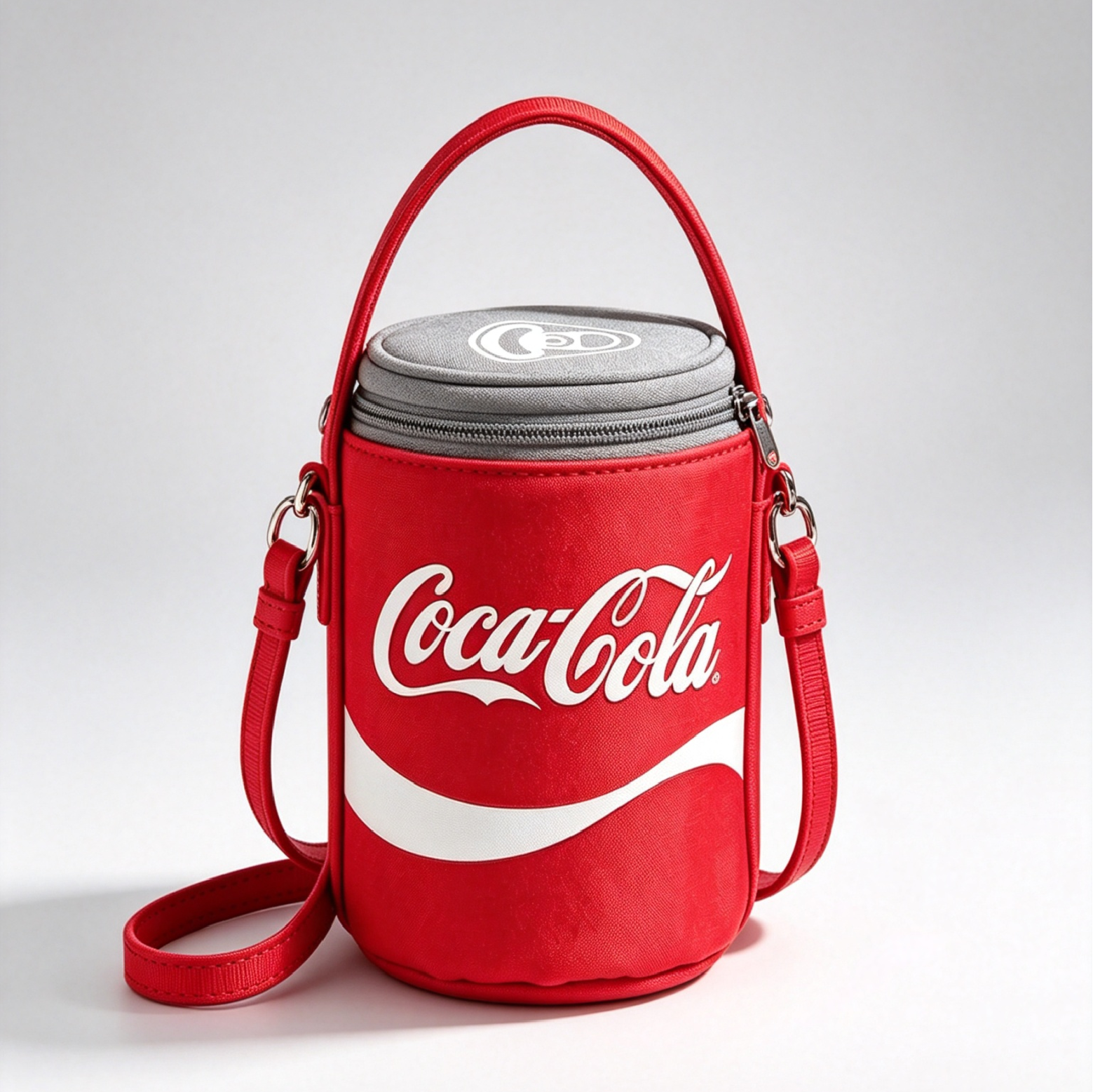 Coca-Cola Co-branded Cylindrical Bag,VSHOW,Coca-Cola Co-branded Cylindrical Bag