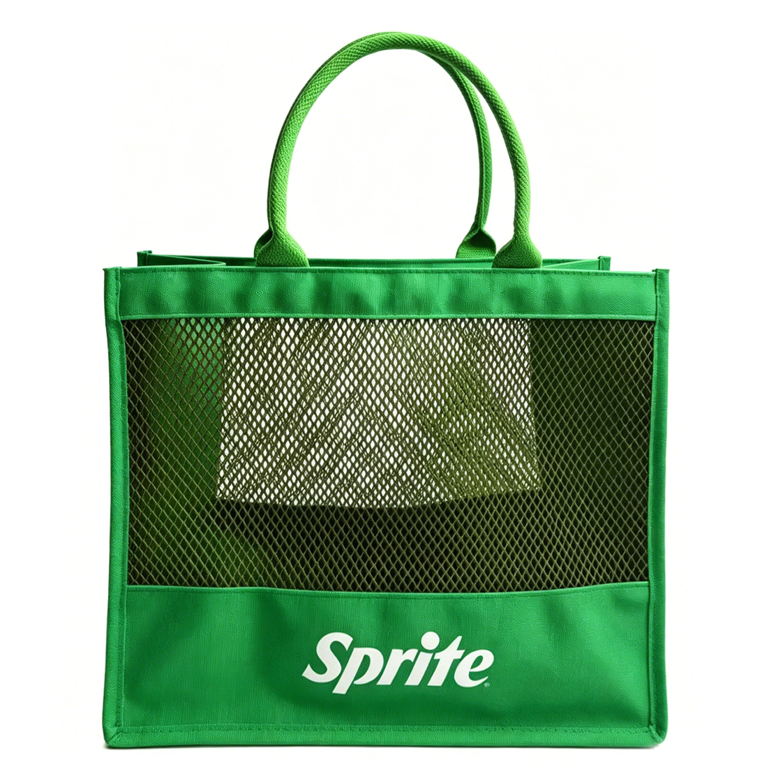 Canvas + mesh shopping bag,VSHOW,Canvas + mesh shopping bag