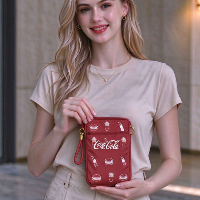 Coca-Cola Mini Crossbody Bag,VSHOW,Coca-Cola Mini Crossbody Bag