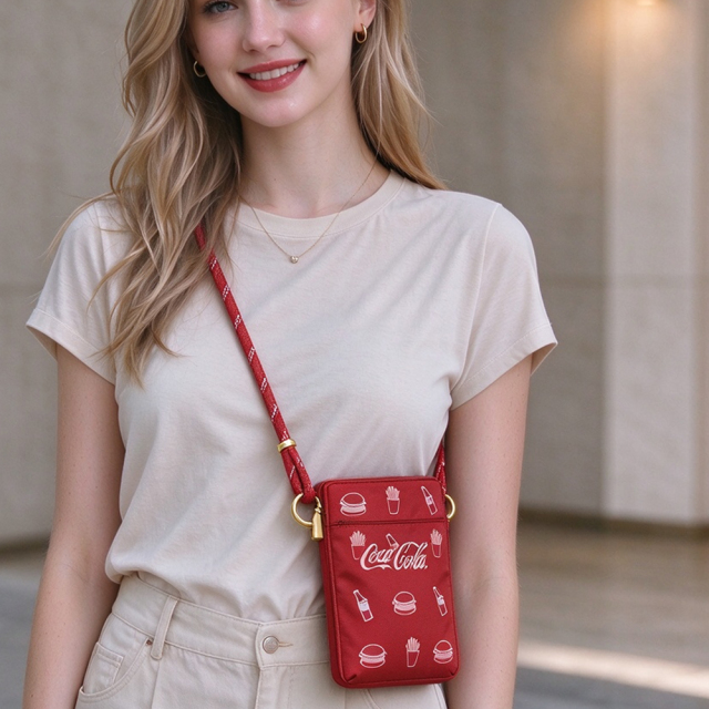 Coca-Cola Mini Crossbody Bag,VSHOW,Coca-Cola Mini Crossbody Bag