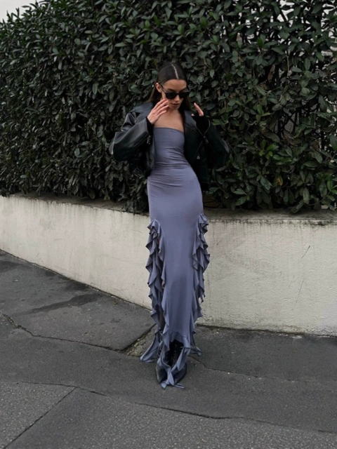 Hot girl strapless beach vacation dress, Cailan (Chongqing) International Trading Co., Ltd,Hot girl strapless beach vacation dress