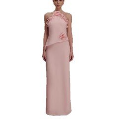 New fashionable chiffon dress holiday style halter neck long dress, Cailan (Chongqing) International Trading Co., Ltd,New fashionable chiffon dress holiday style halter neck long dress