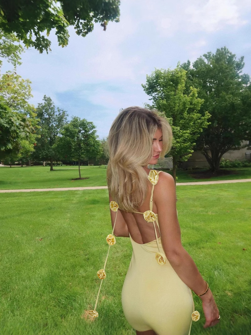 Best-selling women's sexy backless camisole evening gown (long dress), Cailan (Chongqing) International Trading Co., Ltd,Best-selling women's sexy backless camisole evening gown (long dress)