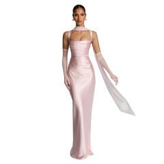 New Stylish Satin Corset-Style Camisole Dress – Sexy Evening Gown, Cailan (Chongqing) International Trading Co., Ltd,New Stylish Satin Corset-Style Camisole Dress – Sexy Evening Gown
