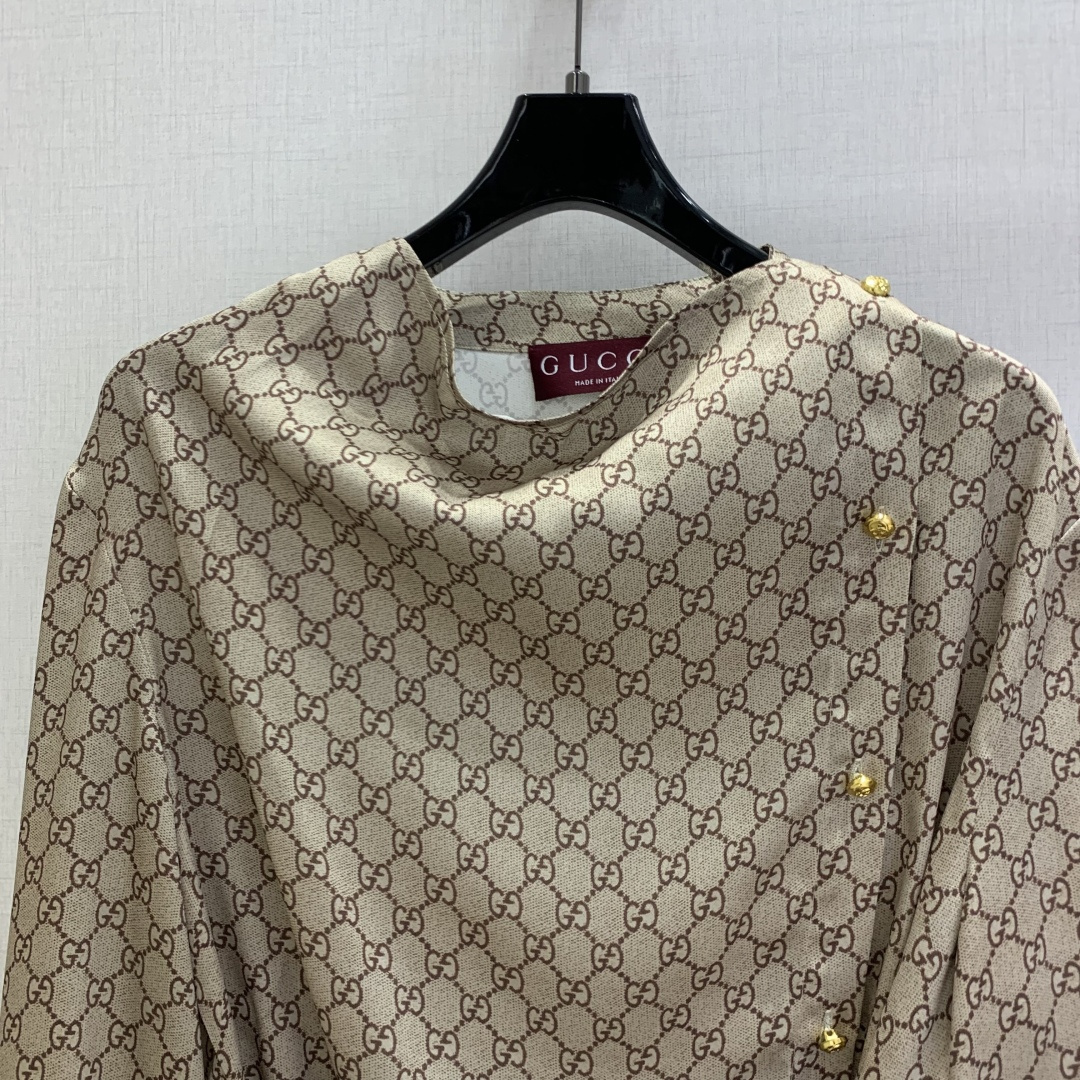 Vintage print belt long‑sleeve top, Cailan (Chongqing) International Trading Co., Ltd,Vintage print belt long‑sleeve top