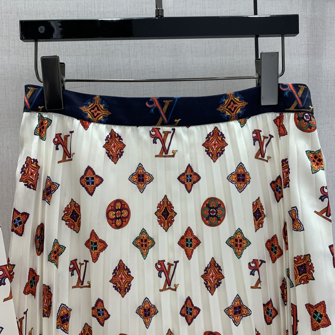Classic monogram print midi dress with scarf belt, Cailan (Chongqing) International Trading Co., Ltd,Classic monogram print midi dress with scarf belt