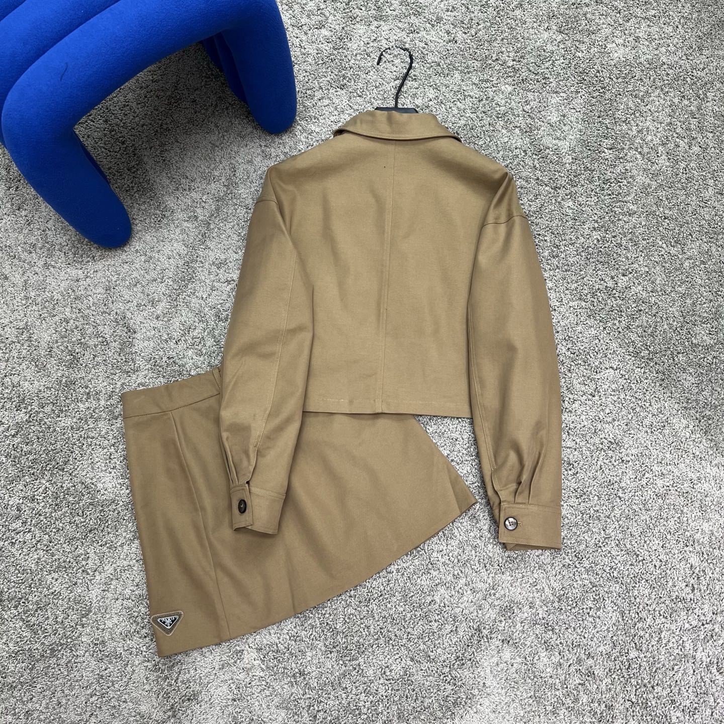Chic Khaki Workwear Style Matching Set, Cailan (Chongqing) International Trading Co., Ltd,Chic Khaki Workwear Style Matching Set