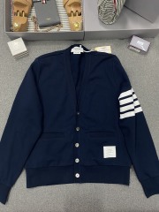 TB Classic 4-Stripes V-neck Knit Cardigan, Cailan (Chongqing) International Trading Co., Ltd,TB Classic 4-Stripes V-neck Knit Cardigan