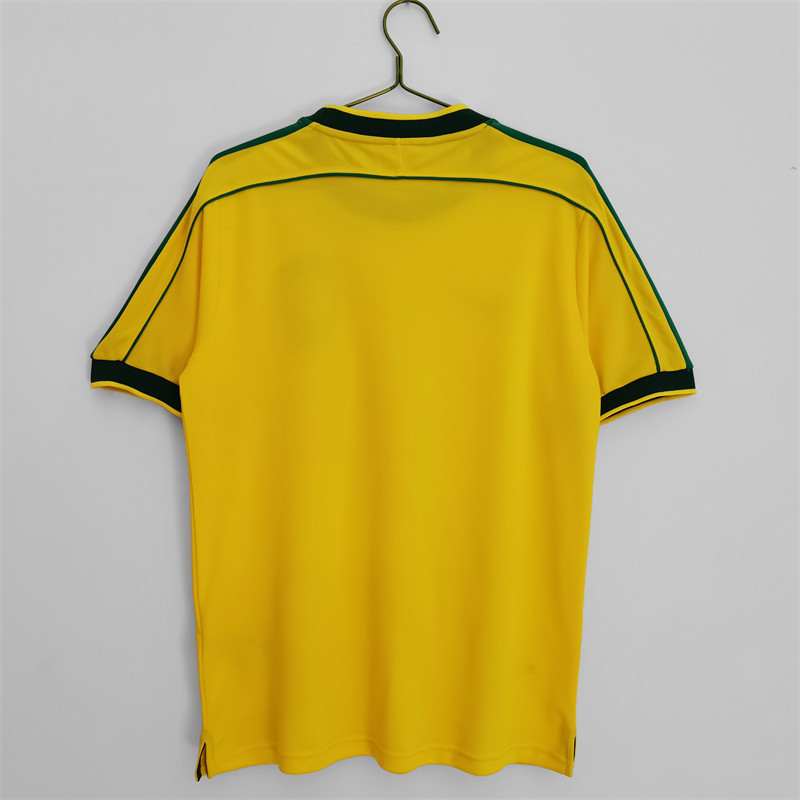 【Retro shirt】1998 Brazil Home Jersey