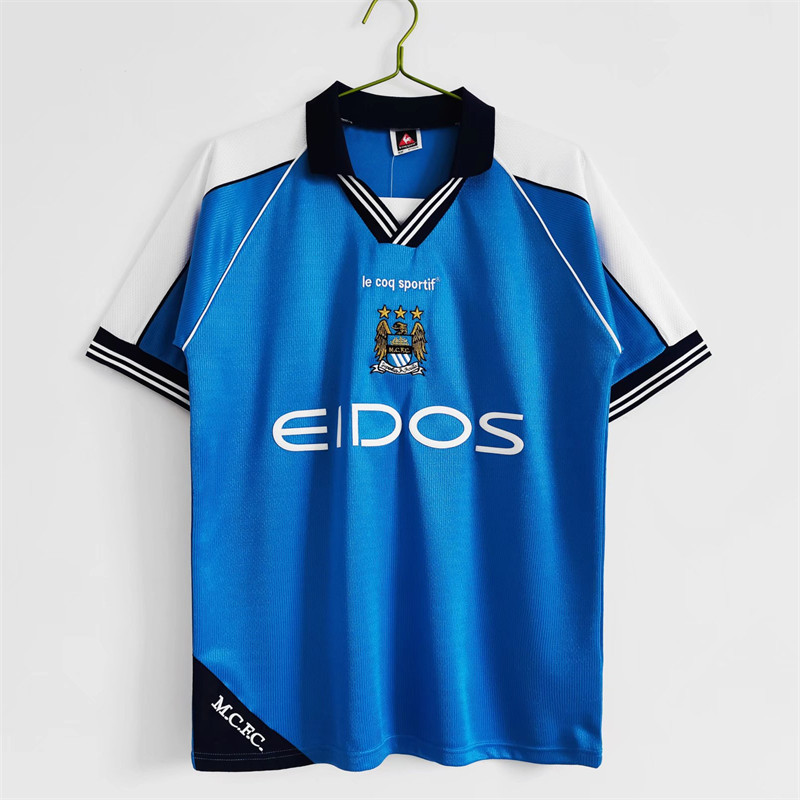 【Retro shirt】1999/01 Manchester City Home Jersey