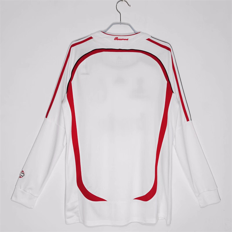 【Retro shirt Long sleeves】2006/07 AC Milan Away Jersey