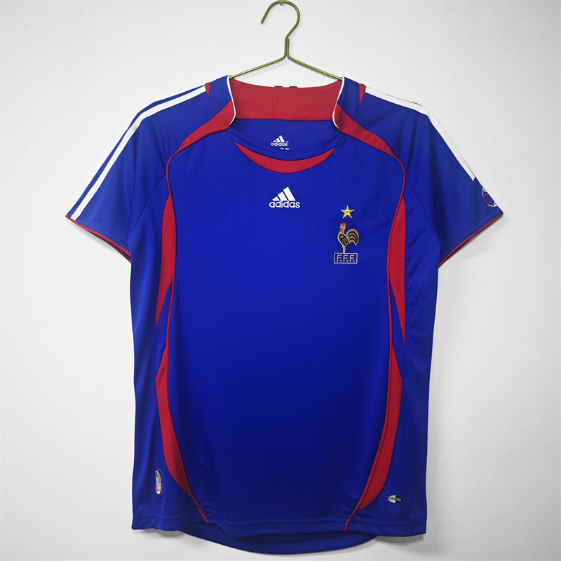 【Retro shirt】2006 France Home Jersey