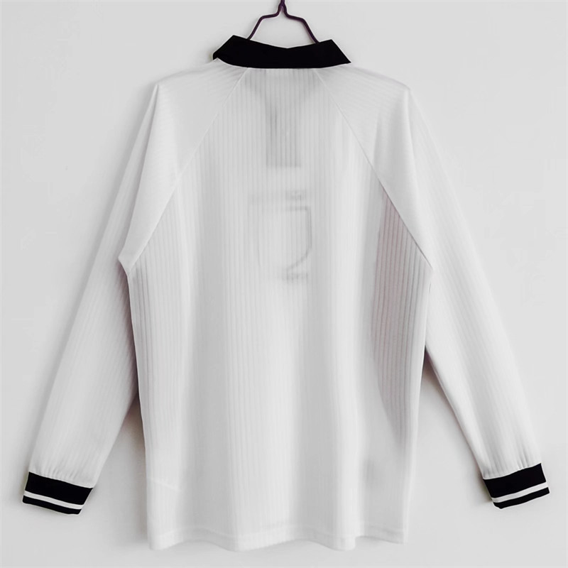 【Retro shirt Long sleeves】1998 England Home Jersey