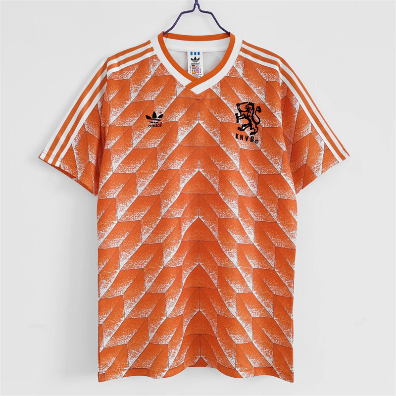 【Retro shirt】1988 Netherlands Home Jersey