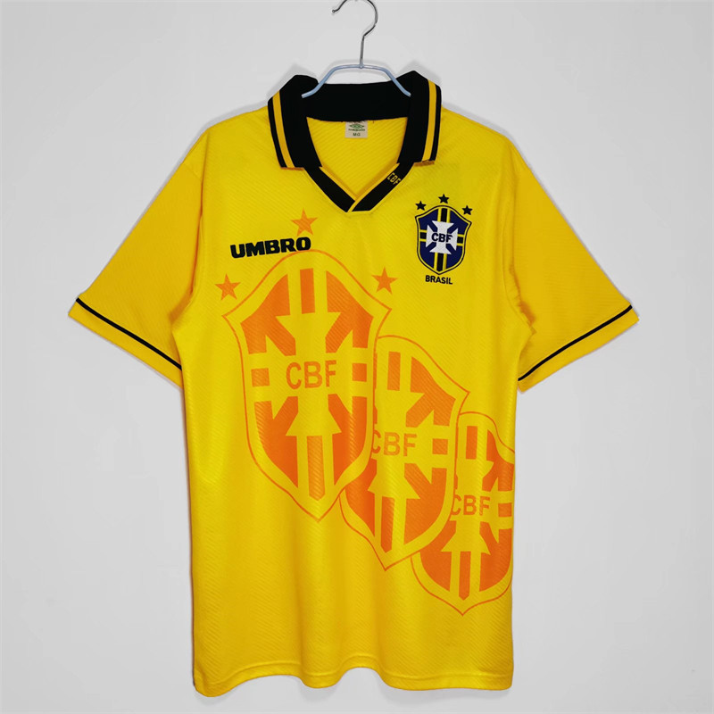 【Retro shirt】1993/94 Brazil Home Jersey
