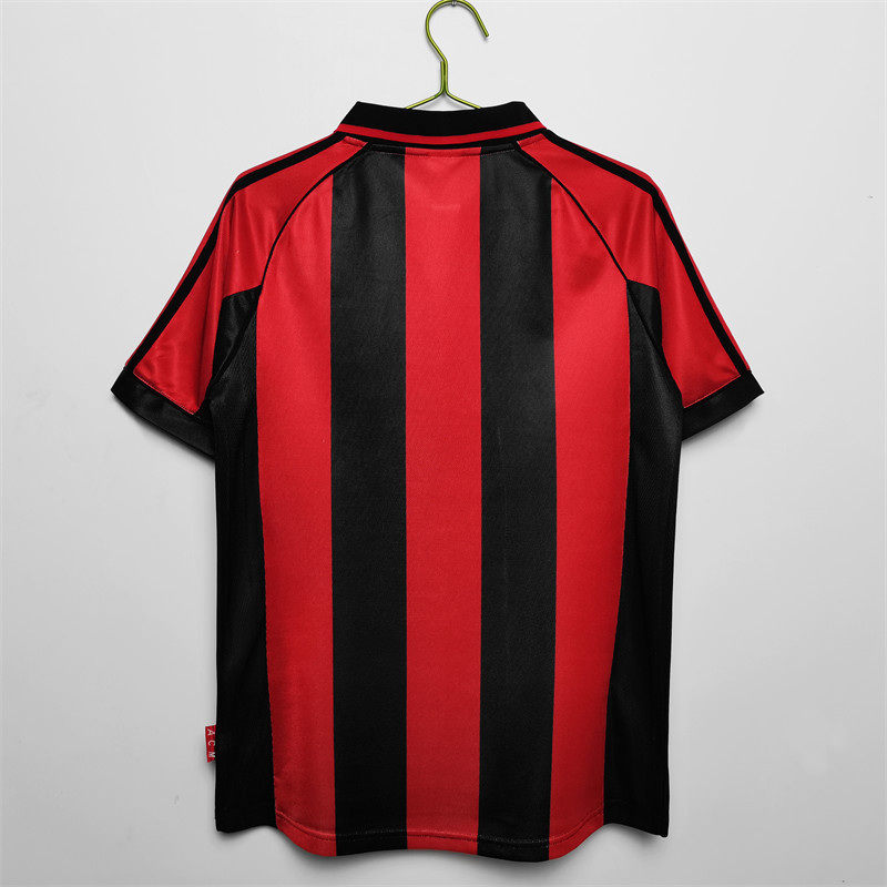 【Retro shirt】1998/99 AC Milan Home Jersey