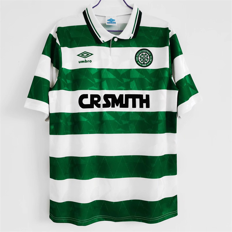 【Retro shirt】1989/91 Celtic Home Jersey