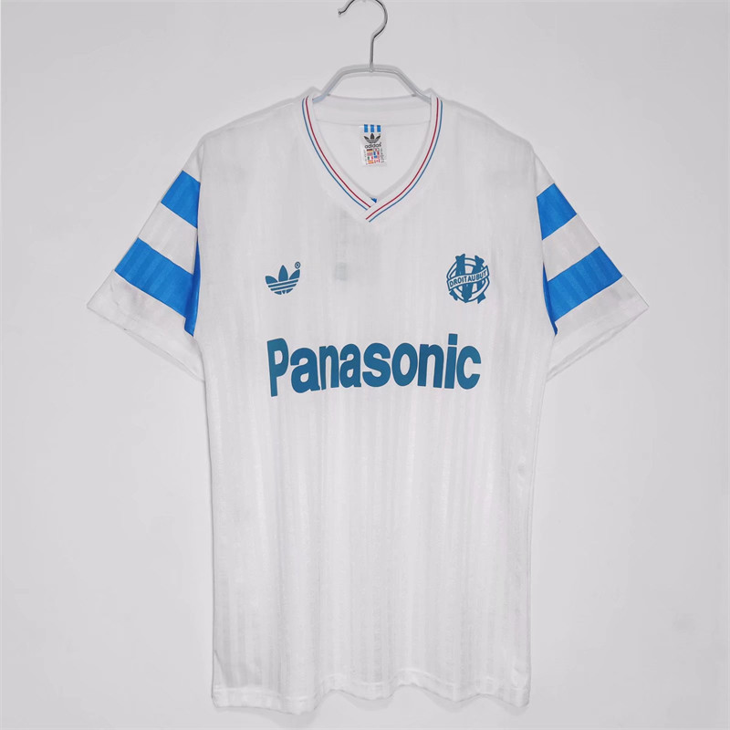 【Retro shirt】1990 Marseille Home Jersey