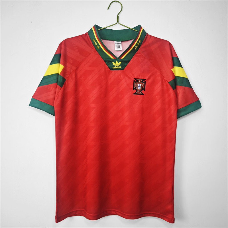 【Retro shirt】1992/94 Portugal Home Jersey