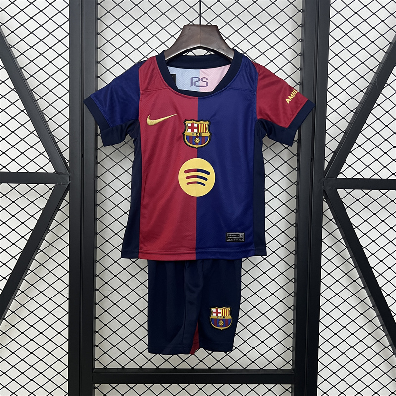 【Adult / Kids Kit】24/25 Barcelona Home Jersey