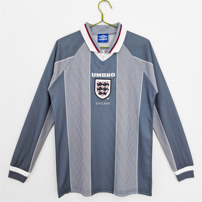【Retro shirt Long sleeves】1996 England Away Jersey