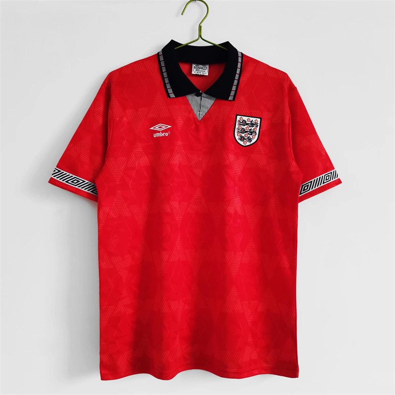 【Retro shirt】1990 England Away Jersey